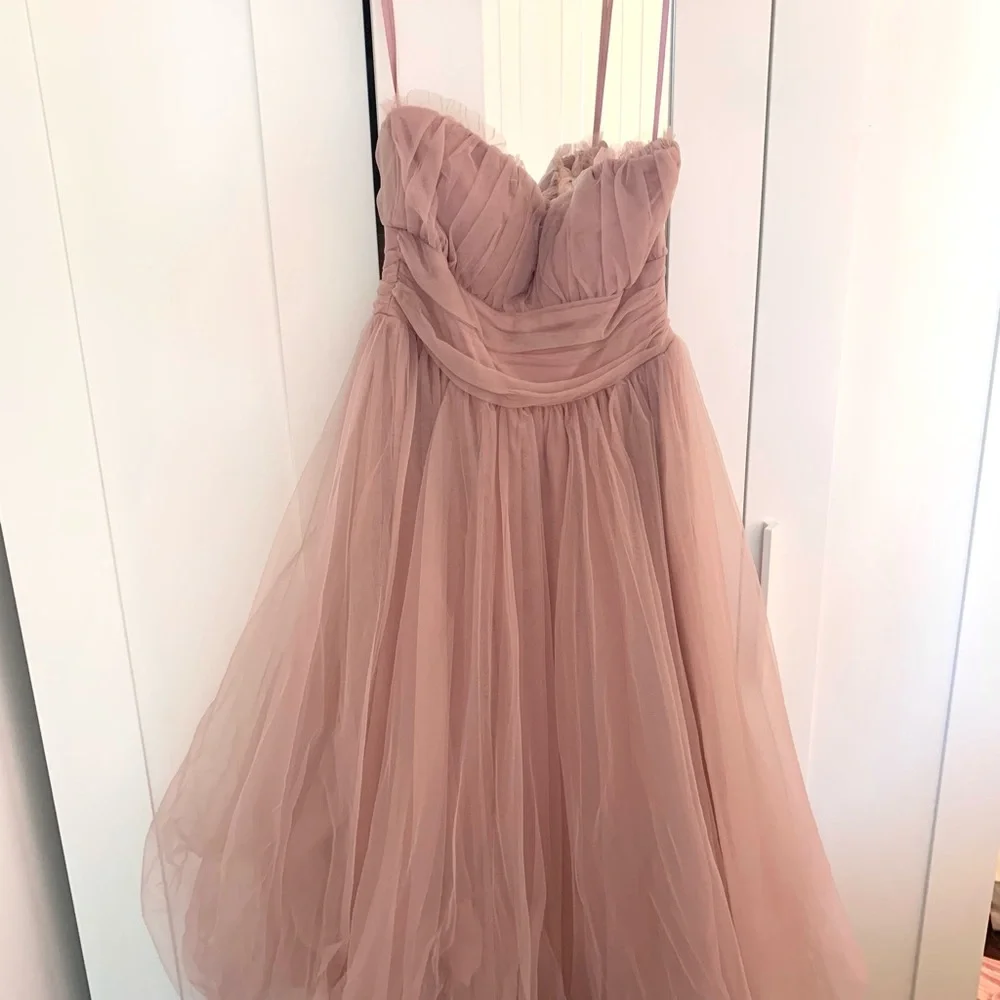 Hello Molly Pink Tulle midi dress - Picture 3 of 5